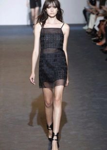 Fashionable veil dress for spring-summer 2016