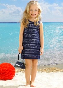 Elegant summer dress for girls straight