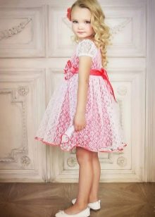 Elegant dress for girls 2-3 years old lace