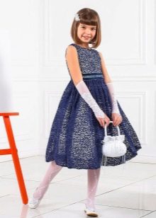Elegant dress for a girl of 10-12 years old lace