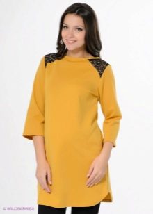 bright mini dress from footer