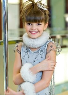 Fur jewelry for a girl of 11 years old