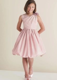Lush short dress for a girl of 11-12 years old