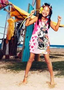 T-shirt dress for girls 10-12 years old