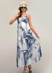cambric sundress with large pattern