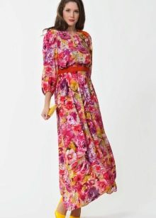 summer dress from cambric
