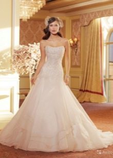 squisito abito da sposa in organza