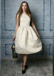 simple brocade dress