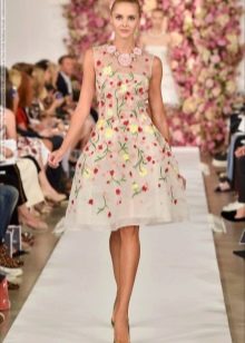 floral poplin dress