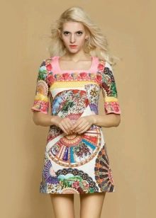 poplin sheath dress