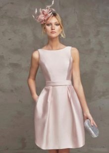 summer dress from satin