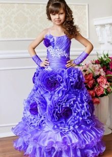 Lilac dress for 4th grade graduates