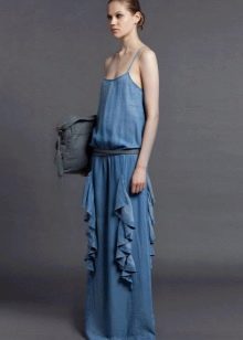 Bag for a denim dress-sundress