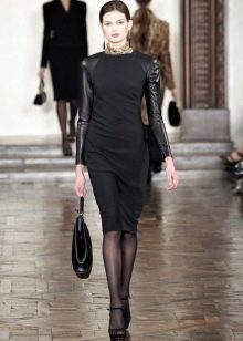 Jewelry for a leather dress with inserts