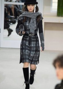 Checkered dress from Chanel