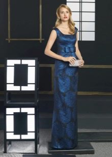 Clutch for a dark blue dress