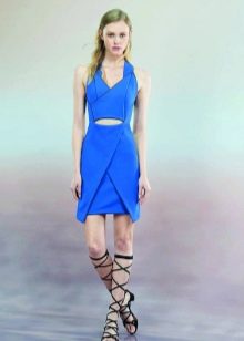 Gladiators for a blue dress