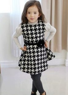 Knitted dress for girls casual