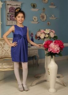 Kindergarten prom dress with tulip skirt