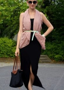 black skirt with a slit everyday