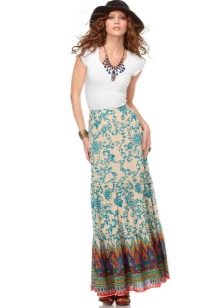 summer cotton skirt