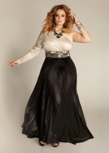 long flowing skirt for obese women