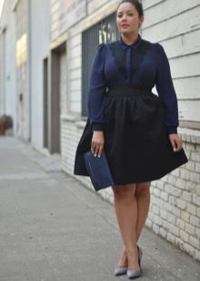 black fluffy skirt for every day