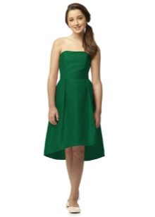 Robe de cocktail asymétrique pour fille