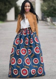 Tapered long skirt for very skinny girls