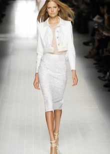 cut off lace skirt