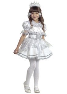 New Year's dress for a girl in the style of baby-dollars