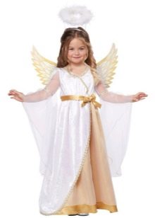 New Year's long dress Angel for a girl