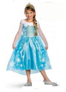 New Year's dress Cinderella for a girl blue