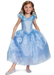 New Year's dress Cinderella for a girl with sleeves