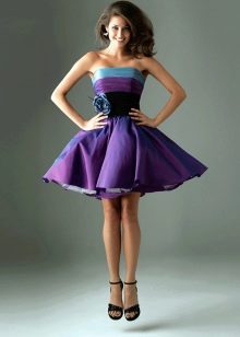 fluffy taffeta dress