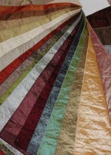 crinkled taffeta