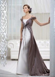 taffeta cape dress