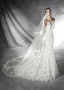 off the shoulder taffeta wedding dress