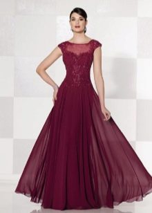 fancy lilac taffeta dress