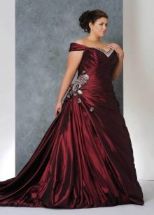 taffeta evening dress for chubby