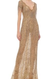 Fringed Evening Dress