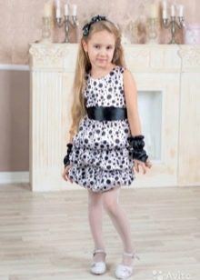 Festive short dress for a girl of 5 years