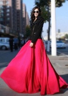 Long fluffy skirt sun for summer