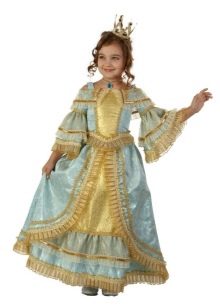 Gorgeous New Year's lush historical dress for a girl