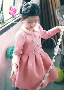Robe d'hiver moelleuse pour les filles