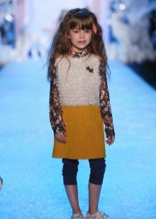 Robe tunique d'hiver pour filles