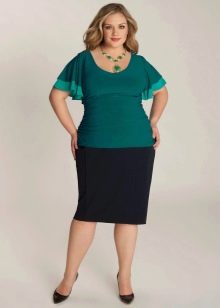 jupe crayon grande taille