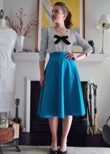light blue sun skirt
