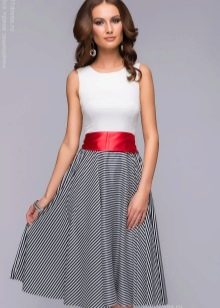 pinstripe skirt