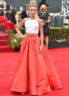 Skirt sun to the floor for short women